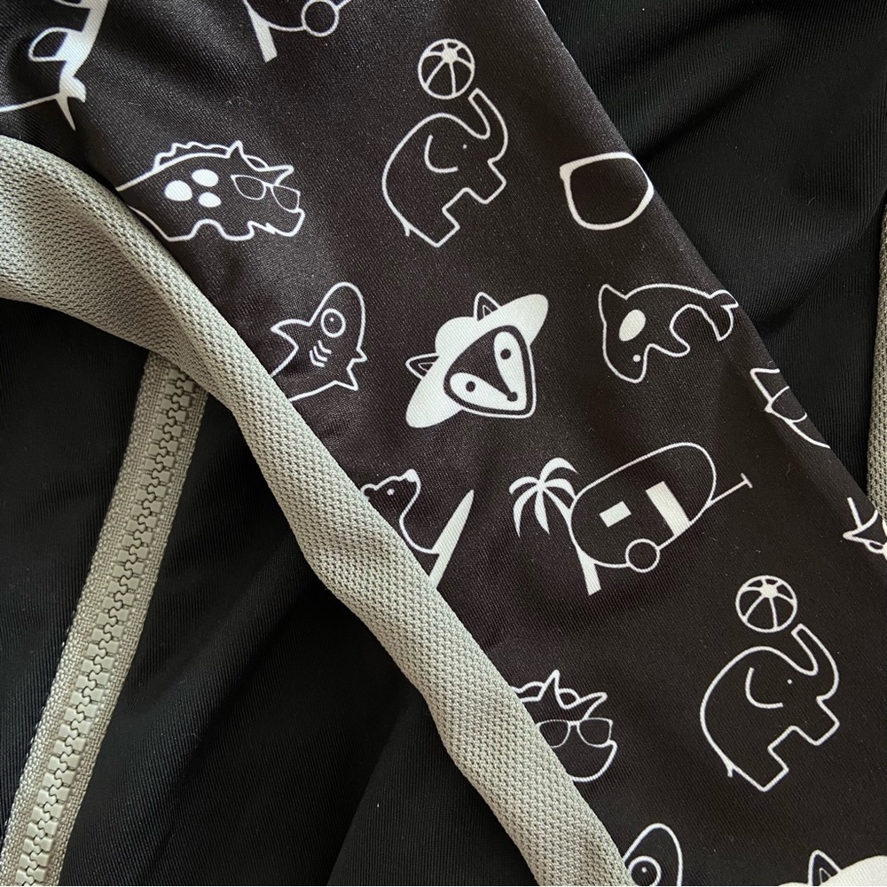 Stonz Kids UV Protection Sun Suit Black & Grey Baby Size 0-6 Months - Picture 3 of 6